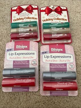 BNWT Limited Edition Blistex Holiday Expression Collection lip balm